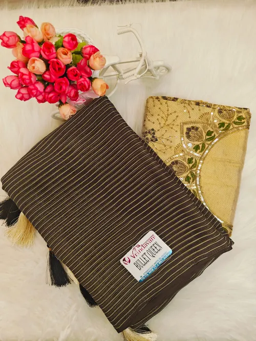 DESIGNER SAREE WITH WORK BLOUSE DS06